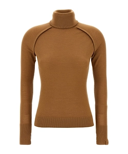Victoria Beckham High-Neck Knitted Jumper