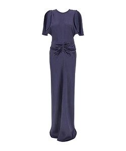 Victoria Beckham Isabella Draped Maxi Dress