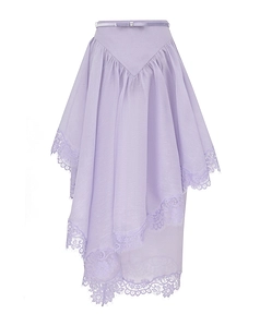 Lace Trimmed Skirt