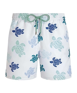 Moorea Turtle-Print Swim Shorts