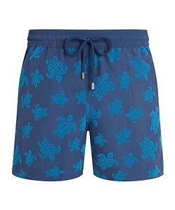 Moorea Turtle-Print Swim Shorts