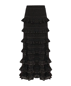 Zimmermann Rebellion Frill Midi Skirt
