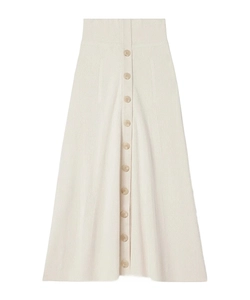 Zimmermann Rebellion Elastic Waistband Midi Skirt