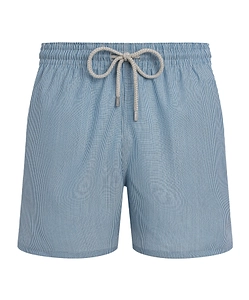 Drawstring Striped Swim Shorts