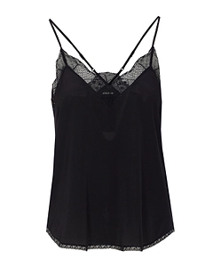 Zadig & Voltaire Lace Trim Camisole Top