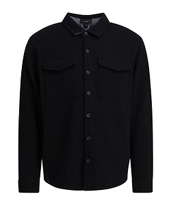 Vince Double-Knit Overshirt Jacket