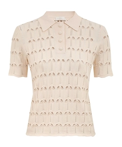 Zimmermann Rhiannon Pointelle Polo