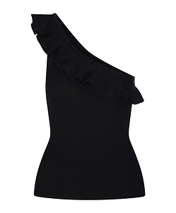 Zimmermann Rhiannon Frill Asymmetric Tank Top