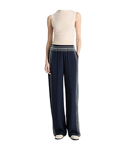 Elasticated-Waist Trousers