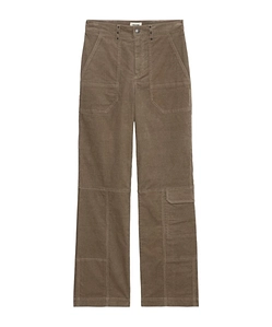 Pepper Corduroy Straight Trousers