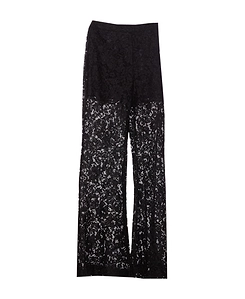 Matchmaker Guipure-Lace Flared Trousers