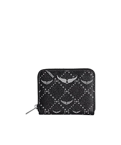 Zadig & Voltaire Monogram Printed Zip-Around Wallet