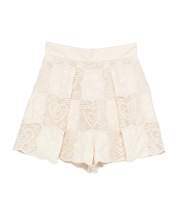 Zimmermann Wanderlust Lace Tuck Shorts