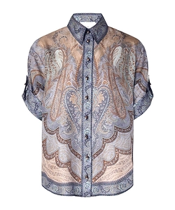 Zimmermann Wanderlust Short Sleeved Shirt
