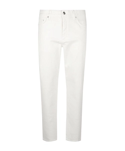 Zegna Logo Patch Straight Leg Jeans