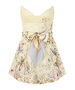 Zimmermann Printed Tie-Waist Jumpsuit