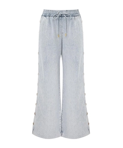 Runway Rebellion Denim Snap Pant