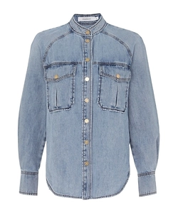 Long-Sleeves Denim Shirt
