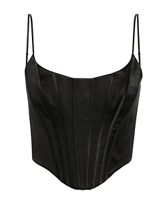 Silk Corset Top