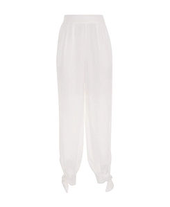 Wide-Leg Linen Trousers