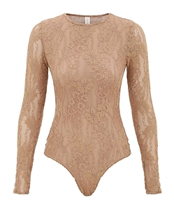 Zimmermann Long-Sleeved Laced Bodysuit
