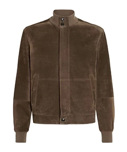 Suede Leather Blouson