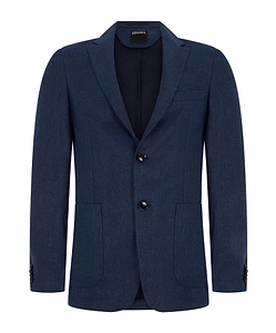 Zegna Cotton Jersey Slim Blazer