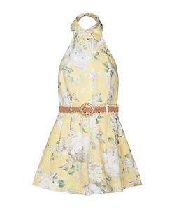 Zimmermann Acacia Belted Halterneck Jumpsuit