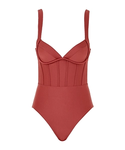 Zimmermann Acacia Corset 1Pc Swimsuit