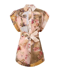 Zimmermann Ascension Cuffed Playsuit