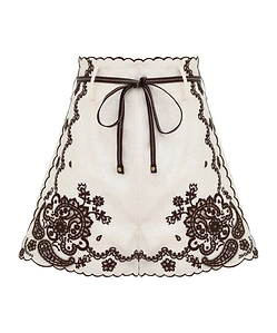 Zimmermann Ascension Belted Shorts