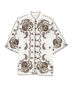 Zimmermann Ascension Embroidered Shirt