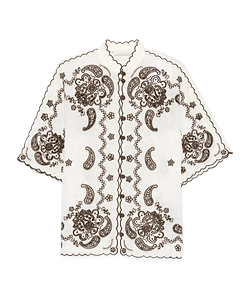 Zimmermann Ascension Embroidered Shirt