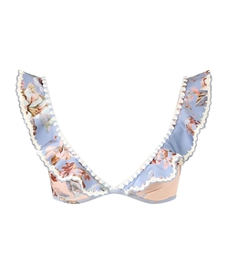 Zimmermann Awaken Crochet Tri Bikini Top