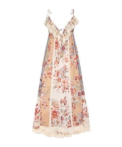 Zimmermann Awaken Lace Trim Dress