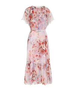 Zimmermann Crush Flutter Midi Dress