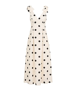 Zimmermann Crush V-Neck Midi Dress