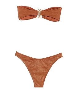 Zimmermann Daylight Metallic Trim Bikini