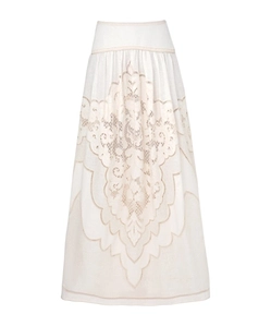 Zimmermann Daylight High-Waist Maxi Skirt
