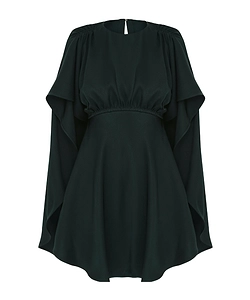 Zimmermann Eden Cascading Round Neck Mini Dress
