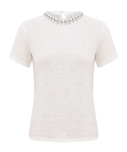 Zimmermann Embellished Crew-Neck T-Shirt