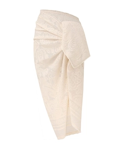 Zimmermann Embroidered Fringed Pareo