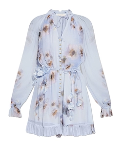 Zimmermann Floral Print Mini Dress