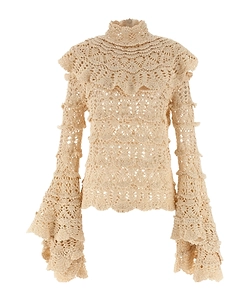 Zimmermann Hypnotic Hand Crochet Sweater
