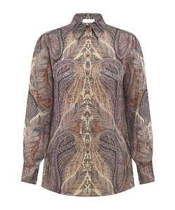 Zimmermann Hypnotic Satin Shirt