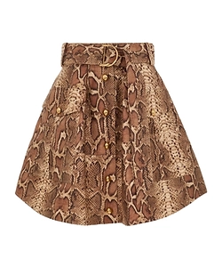 Zimmermann Hypnotic Utility Mini Skirt