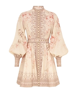 Zimmermann Illuminate Buttoned Mini Dress