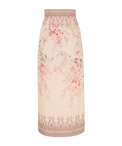 Zimmermann Illuminate Pencil Midi Skirt