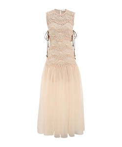 Zimmermann Illuminate Macrame Maxi Dress