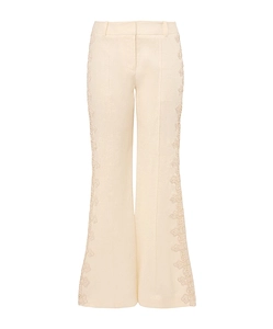 Zimmermann Illuminate Trimmed Flare Pants